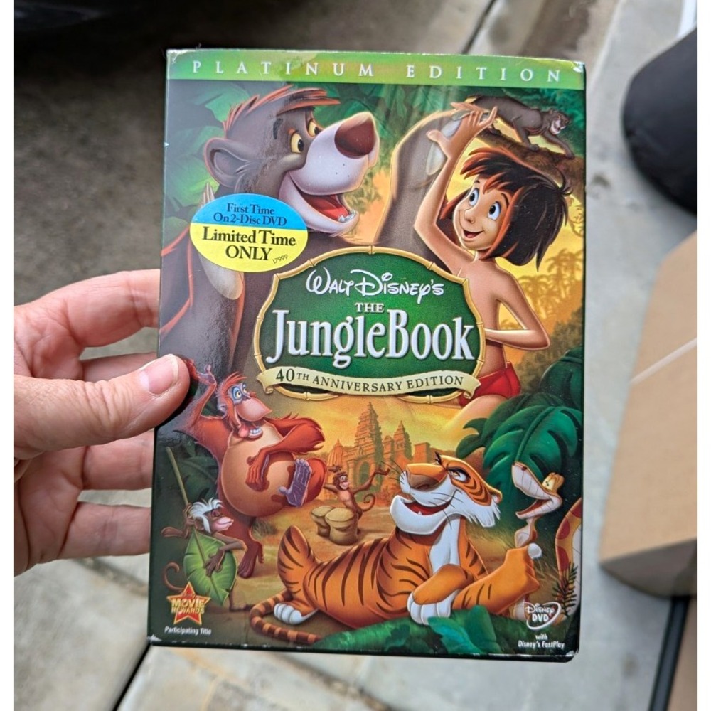 The Jungle Book DVD Platinum 40th Anniversary 2-Disc Set 2007 G Disney Classic